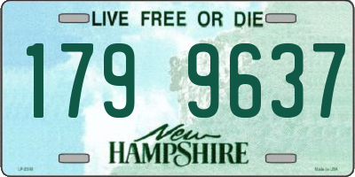 NH license plate 1799637