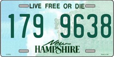 NH license plate 1799638