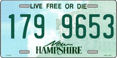 NH license plate 1799653