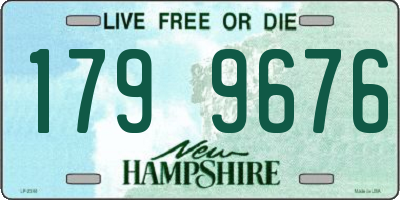 NH license plate 1799676