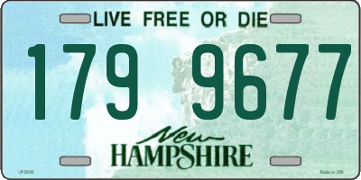 NH license plate 1799677