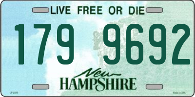 NH license plate 1799692