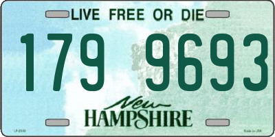 NH license plate 1799693
