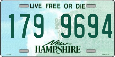 NH license plate 1799694