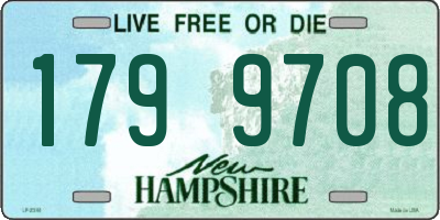 NH license plate 1799708