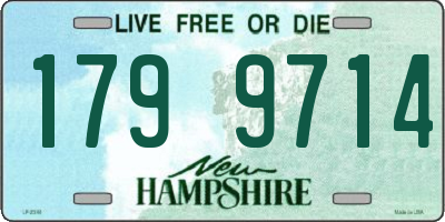 NH license plate 1799714