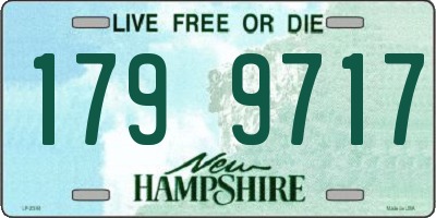 NH license plate 1799717
