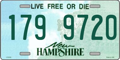 NH license plate 1799720