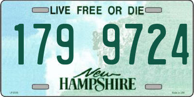 NH license plate 1799724