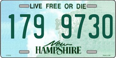 NH license plate 1799730