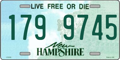 NH license plate 1799745