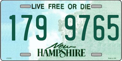 NH license plate 1799765
