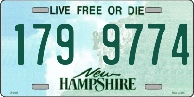 NH license plate 1799774