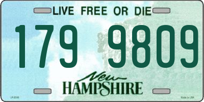NH license plate 1799809