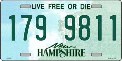 NH license plate 1799811