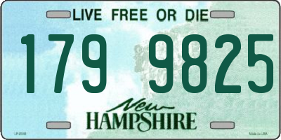NH license plate 1799825