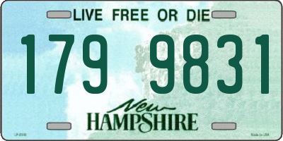 NH license plate 1799831