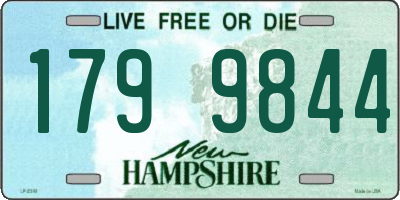 NH license plate 1799844