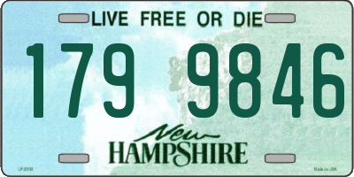 NH license plate 1799846
