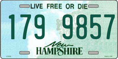 NH license plate 1799857