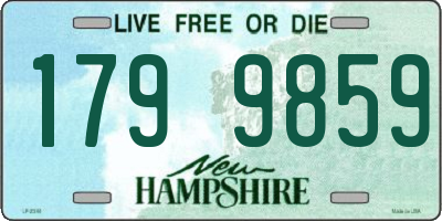 NH license plate 1799859