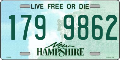 NH license plate 1799862