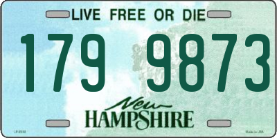 NH license plate 1799873