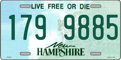 NH license plate 1799885