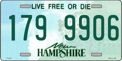 NH license plate 1799906
