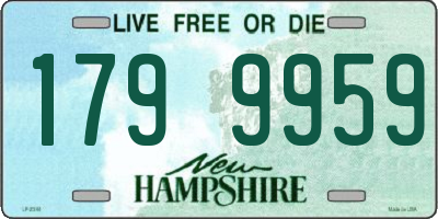 NH license plate 1799959