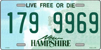 NH license plate 1799969