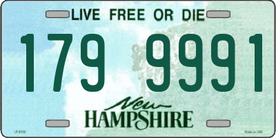 NH license plate 1799991