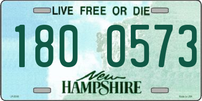 NH license plate 1800573