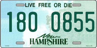 NH license plate 1800855