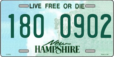 NH license plate 1800902