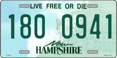 NH license plate 1800941