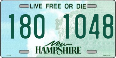 NH license plate 1801048