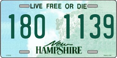 NH license plate 1801139