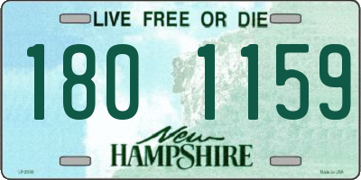 NH license plate 1801159