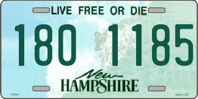 NH license plate 1801185