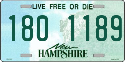 NH license plate 1801189