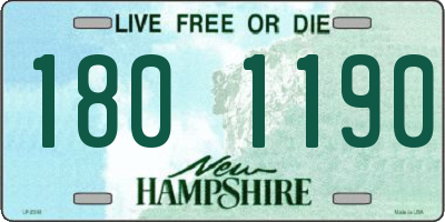 NH license plate 1801190
