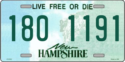 NH license plate 1801191