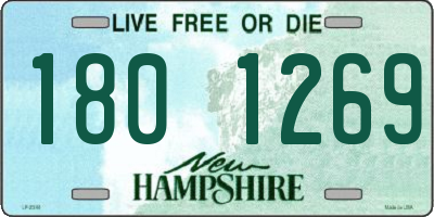 NH license plate 1801269