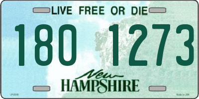 NH license plate 1801273