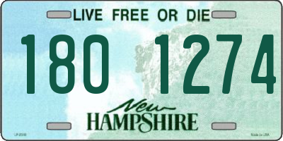 NH license plate 1801274