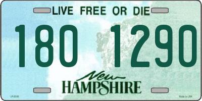 NH license plate 1801290