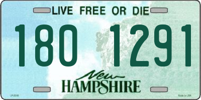 NH license plate 1801291