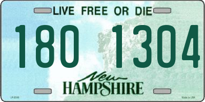 NH license plate 1801304