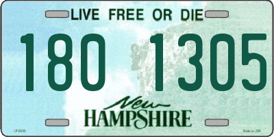 NH license plate 1801305